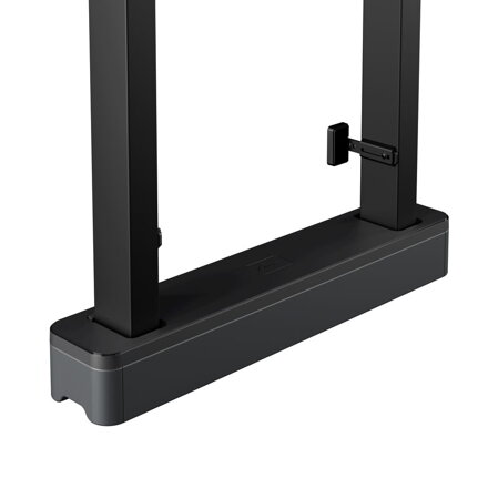 Stojan Vogel´s RISE 2005b s elektricky nastavitelnou výškou pro displeje 55" - 98" montáž podlaha - stěna s možností bočních tabulí, černý