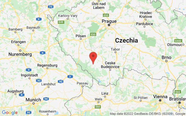 Google map: Čkyně 297